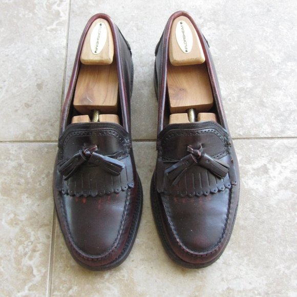 Johnston & Murphy Leather Tassel Loafers Size 9 - Picture 1 of 8